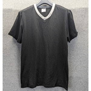 TAHARI Mens Lounge Pajama Sleepwear Shirt Black and Gray Size L